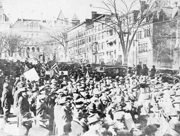 Armistice Day, State Street between Eagle and Pearl Streets